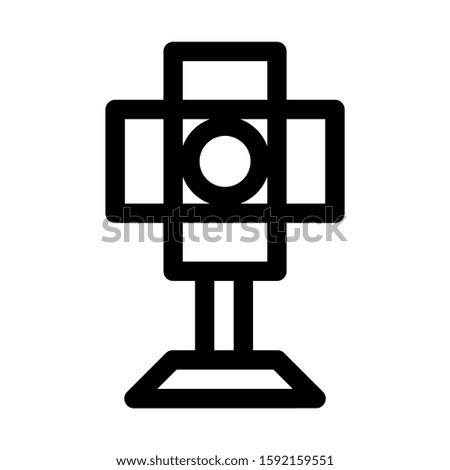 spotlight icon isolated sign symbol vector illustration - high quality black style vector icons
