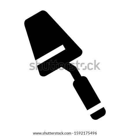 trowel icon isolated sign symbol vector illustration - high quality black style vector icons
