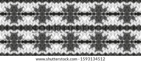 Seamless Volume White sweater Background. Creative Native Knitted Pattern. English Volume Textile. Snow Maiden Style Fluffy Fabric. Grayscale Knitting needles Knit.