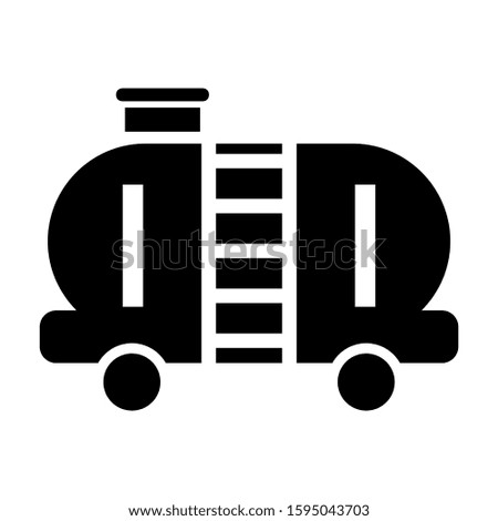 oil tank icon isolated sign symbol vector illustration - high quality black style vector icons
