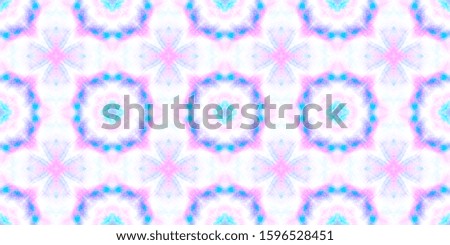 Seamless Ceramic Tiles Pattern. Batik Ethnic Motif. Blue, Purple and Pink. Geometric Vintage Ceramic. Italian Fabric Design. Abstract Watercolour Ceramic Tiles Pattern.