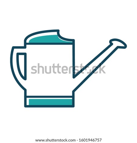 Watering can icon vector in flat design