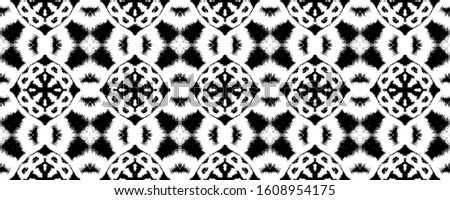 Black and White Seamless Contemporary Art. Gunmetal Geometrical Sketch. Repeatable Grunge Decoration. Black and White Infinity Poster. Charcoal Seamless Decorative Style.