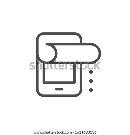Protective film for device line icon