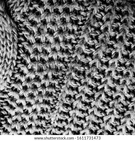 Knitting Textures. Gray Nordic Christmas. Light Knitted Blanket. Scandinavian Winter. Winter Sweater Patterns. Gray Pullover. Light Scandinavian Design.