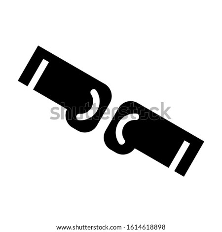 bone joints icon isolated sign symbol vector illustration - high quality black style vector icons
