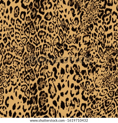 Seamless leopard texture, animal print, african animal