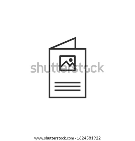 Gallery Icon vector sign isolated for graphic and web design. picture symbol template color editable on white background.