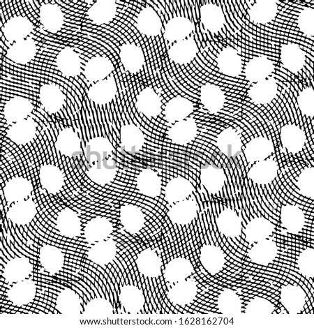 Grunge halftone black and white line texture background. Abstract stripe illustration Texture