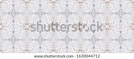 Seamless Volume New Year Textile. Native Winter Pattern. Traditional English Knitted Pattern. White Bandage Texture. Snowman Style Decorative Background.
