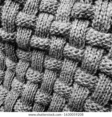 Knit Pattern Wallpaper. Light Wool Natural. Light Knit Weave. Scandinavian Winter. Winter Sweater Patterns. White Knitting. White Scandinavian Needlework.