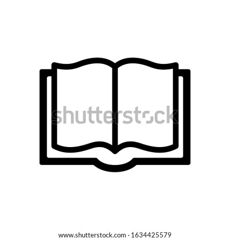 Book Icon Vector Design Illustration
