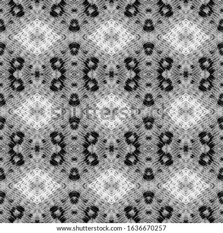 Seamless Ethnic Pattern. Wicker Embroidery Grayscale Print. Native Flat ornament. Decorative Rhombus Wicker. Wicker Georgian Wool. Mexican Vintage Motley Print.