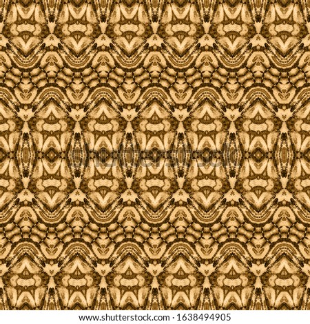 Gold Hand Pattern. Golden Batik. Beige Geo Print. Brown Dyed Abstract. Brown Bohemian Zag. Boho Abstract. Brown Geometric Zig Zag. Yellow Ethnic Batik. Golden Dyed ZigZag Yellow Rustic Brush.