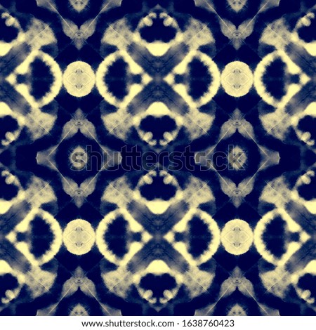Tie Dye Print. Blue Tie Dye Seamless. Indigo Watercolor Splash. American rug. Ikat Geometric rug. Watercolor Vintage. Japanese Embroidery. Indigo Seamless Boho. Ikat Geometric rug.
