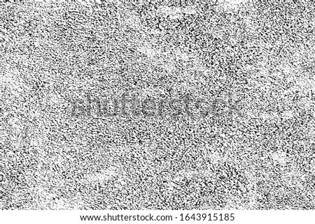 Rough black and white texture. Distressed overlay texture. Grunge background. Abstract textured effect. Black isolated on white background. 