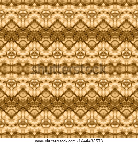 Golden Dyed Tie Dye. Brown Bohemian Textile. Beige Boho Print. Yellow Tribal Brush. Yellow Bohemian Zig. Golden Geo Stroke Brown Abstract Batik. Gold Brush. Dyed Watercolor. Brown Geo Stripe.