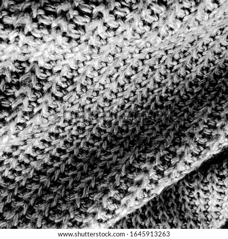 Knit Swatch. Monochrome Wool Natural. Light Knitted Patterns. Scandinavian Pullover. Wool Sweater Texture. Monochrome Christmas. Monochrome Soft Scandinavian.