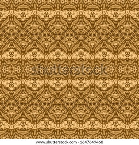 Beige Geo Abstract. Beige Dyed ZigZag Golden Brush. Gold Boho Batik. Brown Ethnic Print. Yellow Geometric Zig Zag. Geo Abstract. Brown Bohemian Zag. Yellow Dyed Textile. Yellow Texture Brush.