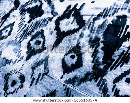 Boho Fabric. Turquoise Psychedelic Tie Dye. Turquoise Mayan Mandala. Aqua Moroccan Ikat. Aquamarine Texture Pattern Background. Aquamarine Fabric.