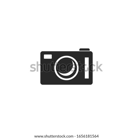 Camera icon vector sign isolated for graphic and web design. Camera symbol template color editable on white background.