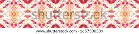 Seamless Tie Dye Pattern. Colorful Natural Ethnic Illustration. Red and Orange Textile Print. Asian Backdrop.  Seamless Tie Dye Design.
