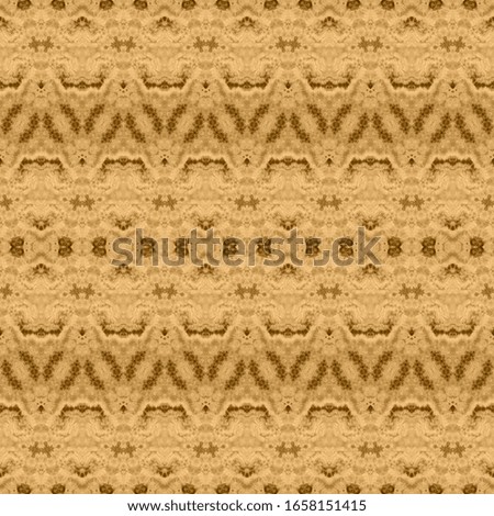 Golden Dyed Stripe. Geo Watercolour. Brown Texture Batik. Yellow Tribal Print. Brown Boho Textile. Yellow Traditional Zig. Golden Geo Stroke Brown Geometric Pattern. Beige Batik. Gold Dyed Brush.
