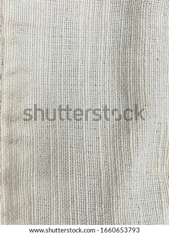 Calico cotton plain woven textile pattern from Sakon Nakhon province Thailand