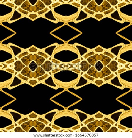 Black Gold Tile. Tye Dye Geometric Seamless Wallpaper. Royal Wallpaper. Mosaic Flower Mosaic Background. Ornate Design. Holiday Card. Swimwear Print. Ocean Blue Embroidery Art.