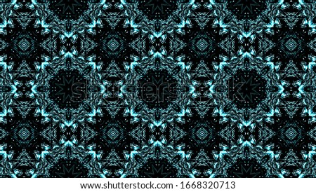 Trendy Beautiful Artistic Kaleidoscope Exotic Abstract Pattern. Bright And Colorful Original Stylish Floral Background Print, Illustration Of Kaleidoscope
