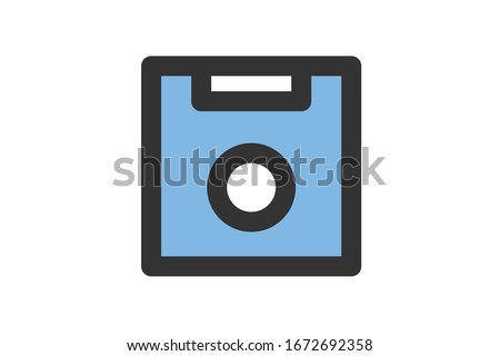 Hard disk icon, hard drive icon