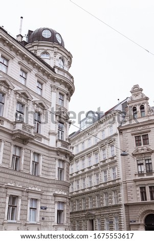 Photo of old architecture in Vienna, Austria