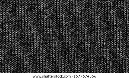 elegant black cotton fabric texture background