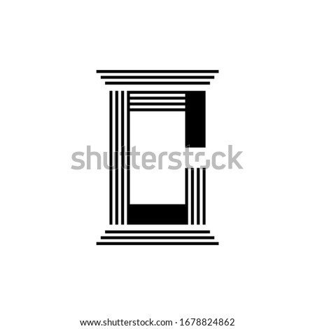 Law initial Letter C Logo Design