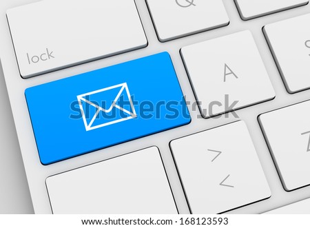 envelope mail computer key