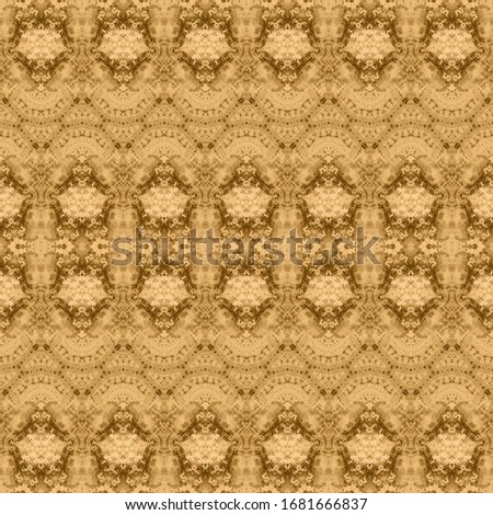 Beige Boho Zig Zag. Geo Watercolour. Brown Boho Tie Dye. Yellow Bohemian Textile. Yellow Ethnic Batik. Brown Pattern Print. Gold Batik. Beige Dyed Stroke Golden Dyed Brush. Yellow Bohemian Zag.