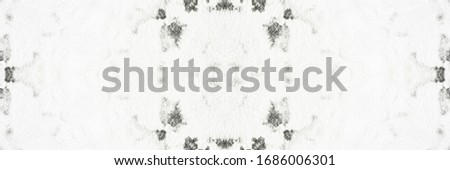 Black Monochrome Banner. Ice Aquarelle Paint. Blur Effect Grunge. Stain Snowy Background. Frost Folk Art Style. Cold Gray Brushed Texture. Snow Dirty Art Banner. White Creative Tie Dye