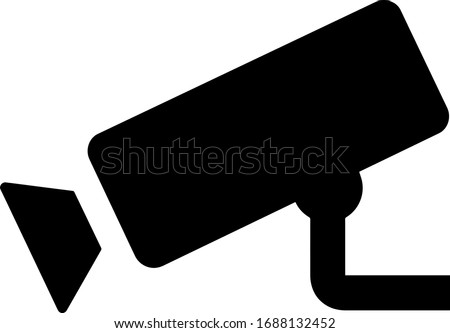 Security camera vector icon illustration 