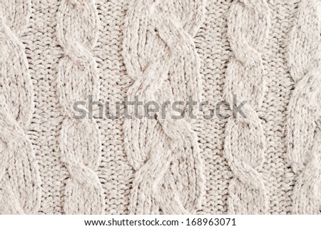 Clean fresh knitted wool fabric as a background