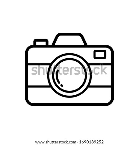 camera - photography icon vector design in white background