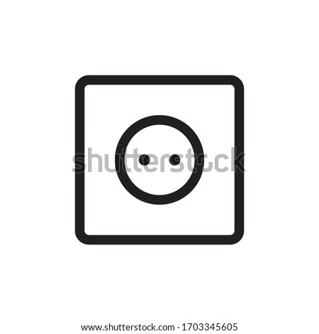 Socket Outlet Plug In Icon In Trendy  Design Vector Eps 10