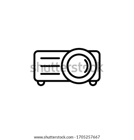projector icon design template. Trendy style, vector eps 10
