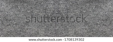 Grey fabric texture. Gray seamless cloth background, wool grey pattern