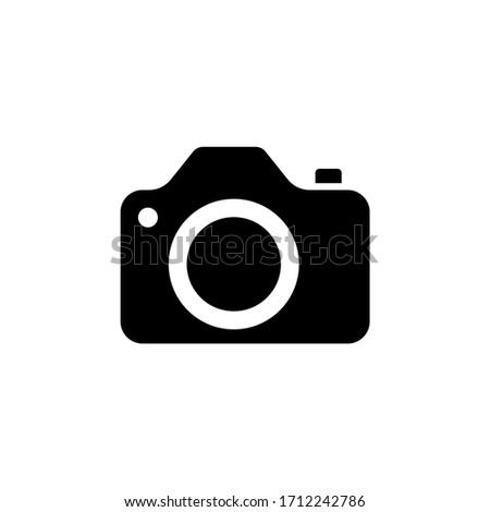 Camera icon. Picture, photo icon vector isolated