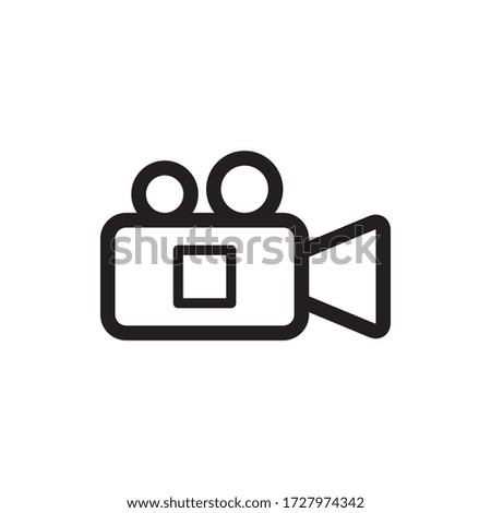 Video Camera Icon Vector Illustration