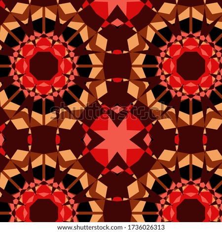 Geometric kaleidoscope multicolored abstract background.nique kaleidoscope design