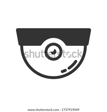 Camera flat icon. Vector illustration