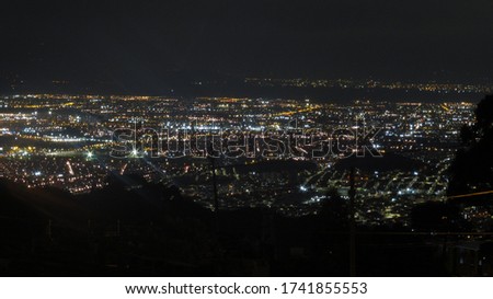 night photography of the city of bogota