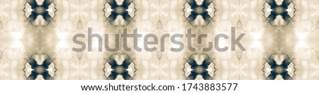 Ethnic Ikat Pattern. Volume Endless Fabric. Realistic Seamless Ikat Illustration. Sepia Tone. Realistic Spanish Tile. Vintage Geometric Wallpaper. Floral White Textile. Tribal Vintage Folk.
