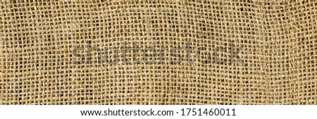 Closeup fabric sackcloth  texture background